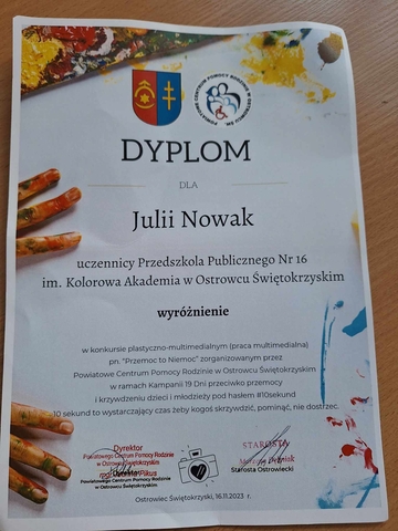 wyróznnienie Julja